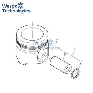 Buy cheap WESPC KRP3017 piston kit for Perkins 1006 Series diesel engines from wholesalers