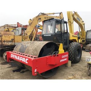 Used Origin Sweden Dynapac Vibratory Smooth Drum Roller Ca251d Compactor Hot