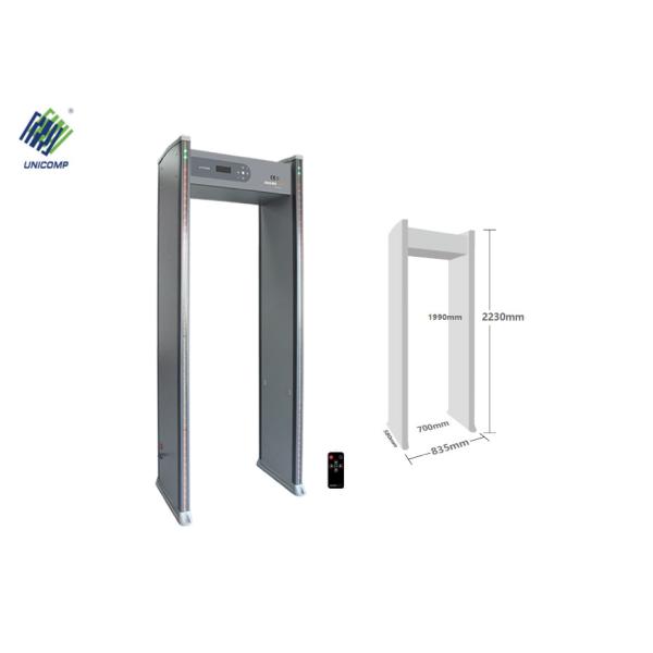 Buy cheap LED Alarm 60 Zones Infrared Walk Through Metal Detector from wholesalers