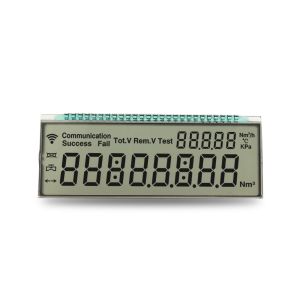 Quality 3.3V Operating Voltage Custom LCD Display for Positive Reflective Screen Energy Meter 8 Digit 7 Segment Monochrome LCD for sale Buy cheap 3.3V Operating Voltage Custom LCD Display for Positive Reflective Screen Energy Meter 8 Digit 7 Segment Monochrome LCD product