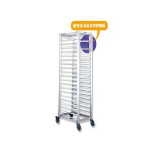 China RK Bakeware China Foodservice NSF Custom 800 600 MIWI Oven Rack Stainless Steel Baking Tray Trolley Gastronorm Trolley on sale