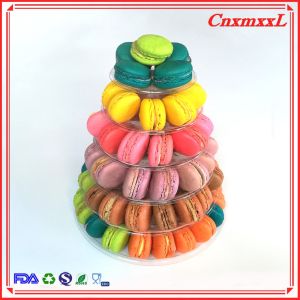 6 tier macaron tower wholesale macaron tower case macaron package