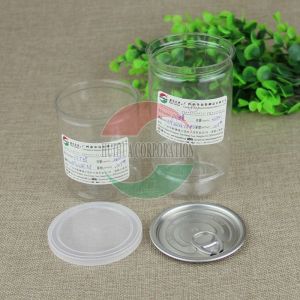 Buy cheap Silk Printing Cookies Easy Open 380ml Clear Pet Jars from wholesalers