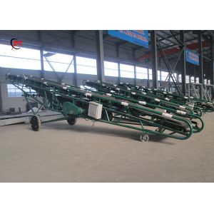 Buy cheap Blue Controlling Mobile Conveyor Belt Driver In And Out A Trailer from wholesalers