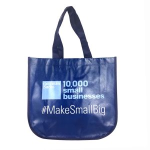 Buy cheap 35x15x40cm 120gsm CMYK Woven Polypropylene Bags With Handles from wholesalers