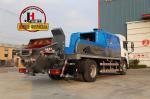 Buy cheap JIUHE Truck Mounted Concrete Pump Manufacturer HBC100 Truck Mounted Concrete Line Pump from wholesalers