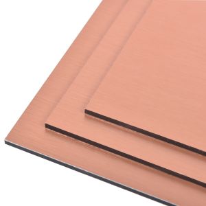Custom Aluminum Composite Plastic Panel , Aluminum Composite Sheet Wall Cladding