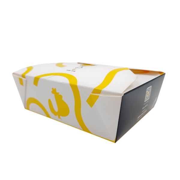 Buy cheap Customized Brown/White Food Container Paper Box With Corrugated Paper from wholesalers