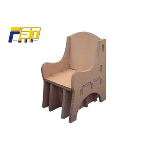 Convenient Eco Chair Foldable Cardboard Furniture Multifunctional For Chain
