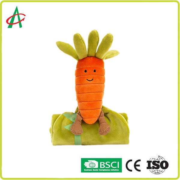 Buy cheap Male And Female Baby Carrot Comfort Blanket Plush Soft Saliva Towel Toy from wholesalers
