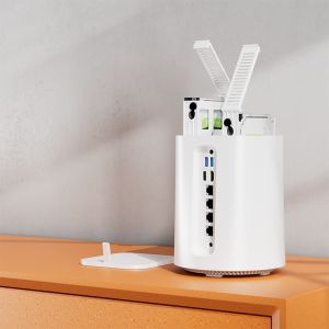 AMD Athlon 300U 3050E 4 LAN NAS Firewall Mini PC With DDR4 64G And Fan For