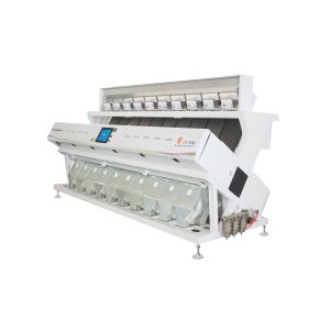 8.0 - 15.0T/H Capacity Bean Sorting Machine White Color HD Recognition