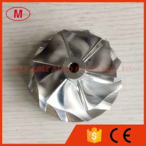 Buy cheap GTX3576 434292-0007/9 56.84/76.20mm 6+6 blades Turbo aluminum 2618/billet compressor wheel from wholesalers
