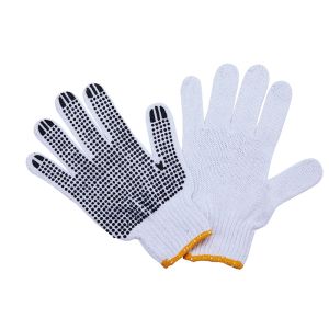 Anti-slip Function C078D1-B T/C Single Side PVC Dotted Cotton Protective Work