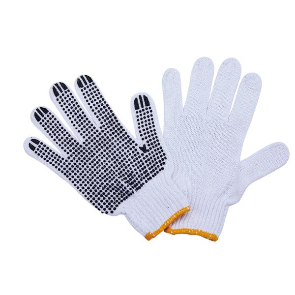 Anti-slip Function C078D1-B T/C Single Side PVC Dotted Cotton Protective Work