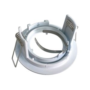 Die Cast Aluminium GU10 MR16 IP20 Fixed Downlighter - White Color