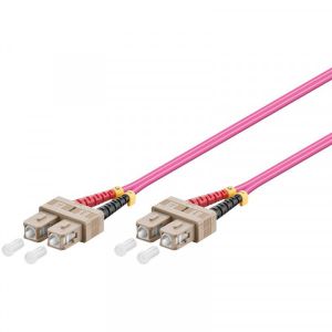 Buy cheap Fiber patch cord lc to lc multimode duplex 2.0mm PVC/LSZH/OFNR/OFNP Plenum Rated,SM/MM/OM3/OM4/OM5 optional from wholesalers