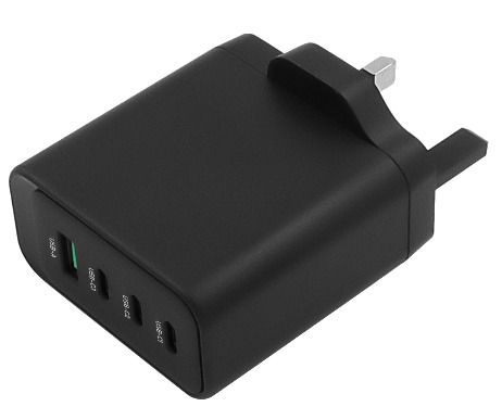 Buy cheap 45W Multi-Port Charger 3x PD USB-C 1x QC USB-A Space-Saving Foldable Plug for UK Market Input Voltage 100-240V Portable Design from wholesalers