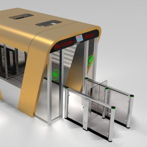 Buy cheap Automatic Swing Gate Turnstile with Anti-tailgating Features | Enhance Building Security from wholesalers