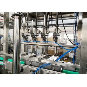 Buy cheap 4L Industrial Liquid Filler Rinsing Filling Capping Machine PLC Control from wholesalers