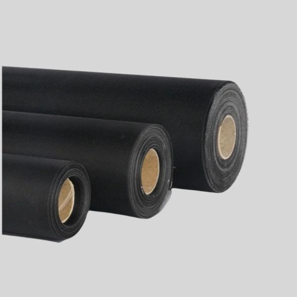 Buy cheap Plain Woven Polyester Knife Resistant Mesh 18x18 30m/Roll Black Gray from wholesalers