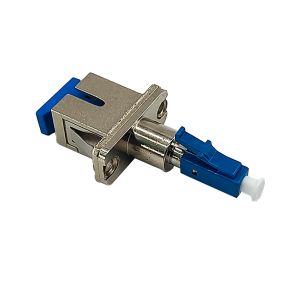 China Metal Simplex Singlemode Fiber Hybrid Adapter SC UPC Female To LC UPC Male on sale