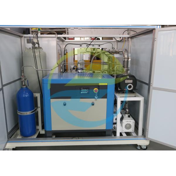 PLC Battery Leak Testing Equipment For Automotive Steel Case Batteries With One Chamber