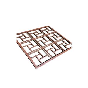 Buy cheap Rectangle Metal Privacy Screen Panels Powder Coating Decorative product