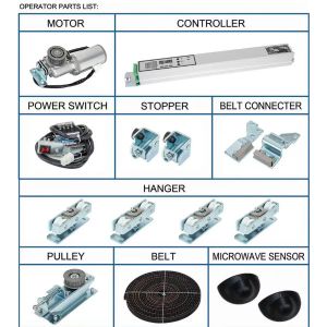 Buy cheap Microcomputer Controller Automatic Telescopic Sliding Door motorized from wholesalers