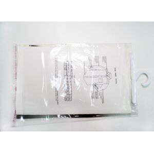Buy cheap PET PE Transparent Underwear Travel Bag Gravure Printing With Hook from wholesalers