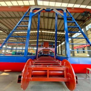 Buy cheap Chain Bucket Dredger Machine 120-150m³/h Capacity 15m Depth from wholesalers
