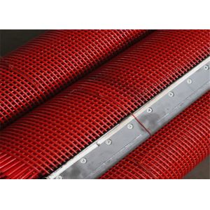 Mining rectangular welded polyurethane harp screen meshs for stone