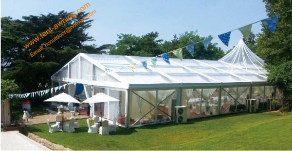 Buy cheap Fire Retardant Transparent Wedding Marquee Aluminum Structure Water Proof Tents from wholesalers