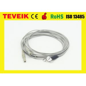 High Quality pure silver EEG cable electrodes for EEG machine, DIN1.5 socket eeg