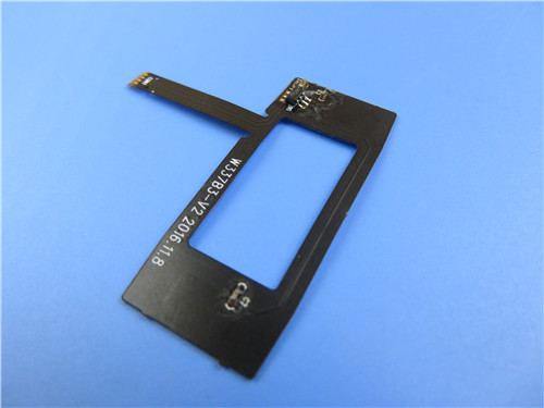 Buy cheap Multilayer Flexible Circuit 4-layer FPC Built on Polyimide With Black Solder Mask and Immersion Gold for Touch Screen from wholesalers