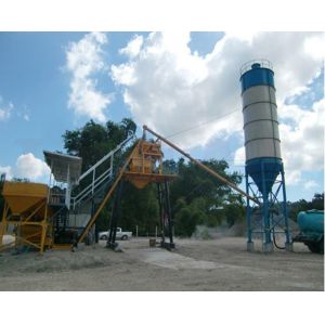 Buy cheap Model HZS35 Stationary Fixed Concrete Batching Plant Electric Power With 35m3/H product