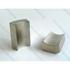 Buy cheap N40SH Segment Neodymium Arc Magnets Sintered Technology Zn Coating ISO9001 from wholesalers