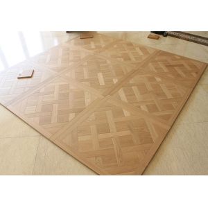 Buy cheap 800x800x20mm European Oak Versailles Panels Flooring with 3MM Oak Veneers and E0, CARB II Certification in BF001 Color from wholesalers
