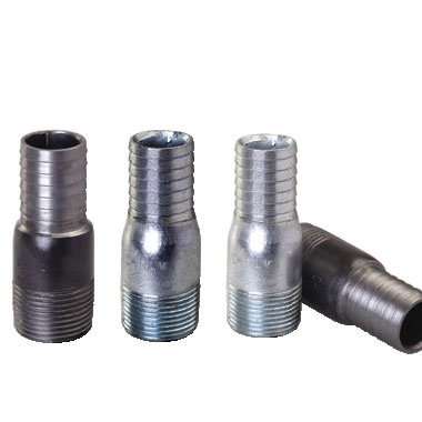 1/2-8 NPT,BSPT. galvanized steel king nipples