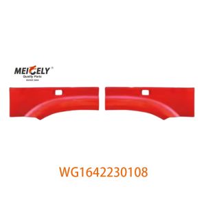 Buy cheap WG1642230108 Right Front Fender Rear Section Assembly For Howo Heavy Duty Truck with Rubber Material from wholesalers