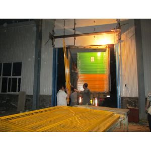 Buy cheap H6’/1830mm*W9.5’/2900mm weld infill mesh2"*4"*9ga/3.60mm temporary construction fence panels powder coated blue from wholesalers