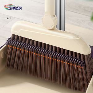 93cm Broom Dustpan Stainless Steel Handle Plastic Windproof Rubber Scraper