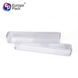 Custom PS Transparent Plastic Biscuit Container Box