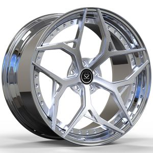 Buy cheap 21×9.5 ET43 And 22x12.5 ET60 Custom 2-PC Rims For Porsche 911 992 Turbo S from wholesalers