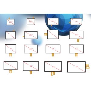 Buy cheap 14 Inch Projected Capacitive Touchscreen Panel , PCT Industrial Touch Panel from wholesalers