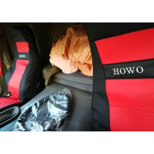 Red Color HOWO 375 Howo Dump Truck 12 Wheeler Used One Year Warranty