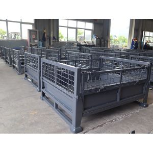 Buy cheap Move Structure Wire Mesh Pallet Cage With Customization Option from wholesalers