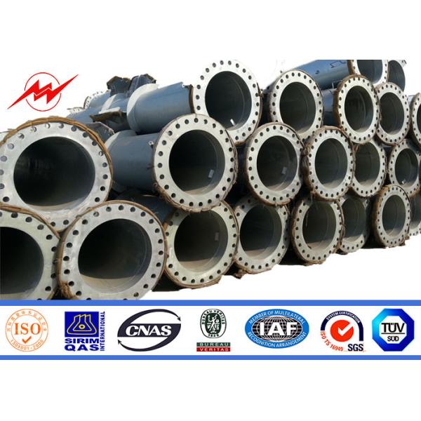 Quality 33 Kv Tower Electric Galvanized Tubular Steel Pole 10-220kv Transmission Power Line for sale