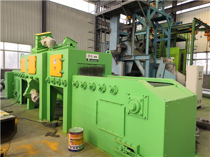 Buy cheap 4m/min Wire Mesh Shot Blasting Machine Aluminum Pot Cleaning from wholesalers