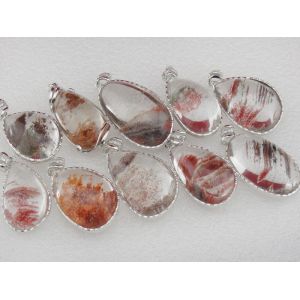 Buy cheap Wholesale Natural Phantom Crystal Gemstone Semiprecious Stone Pendant Jewelry from wholesalers